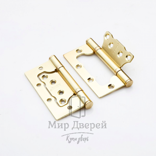 Петля стальная 100*75*2,5, 2 подшипника, (без врезки) ( комплект-2 шт.)