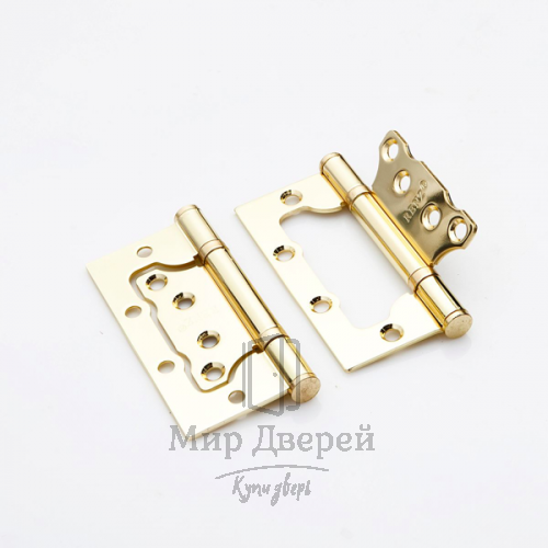 Петля стальная 100*75*2,5, 2 подшипника, (без врезки) ( комплект-2 шт.)