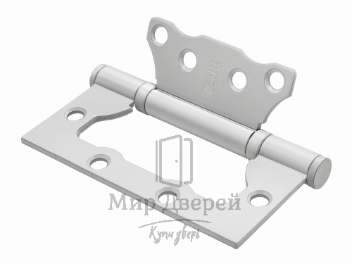 Петля стальная 100*75*2,5, 2 подшипника, (без врезки) ( комплект-2 шт.)