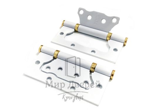 Петля стальная 100*75*2,5, 2 подшипника, (без врезки) ( комплект-2 шт.)