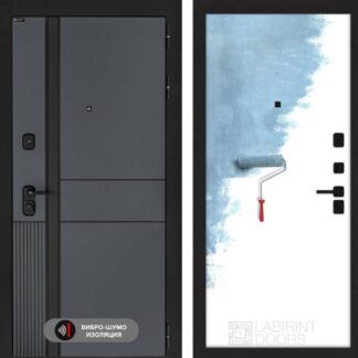Входная дверь Лабиринт EVOLAB 28- Грунт под покраску