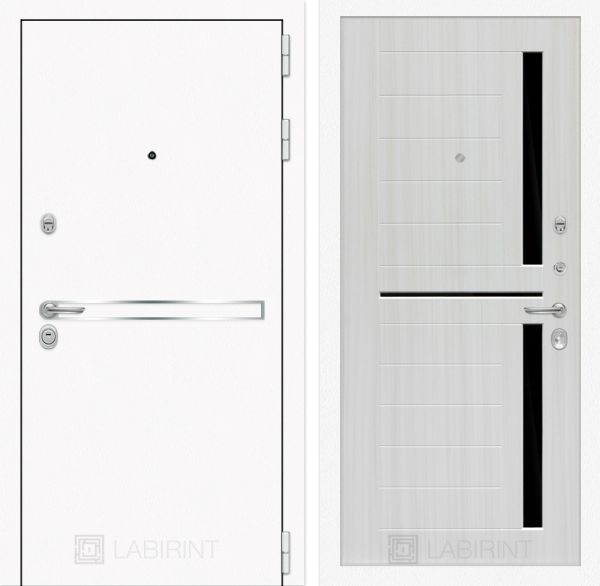 Входная дверь Лабиринт LINE WHITE 02