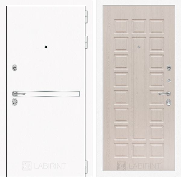 Входная дверь Лабиринт LINE WHITE 04