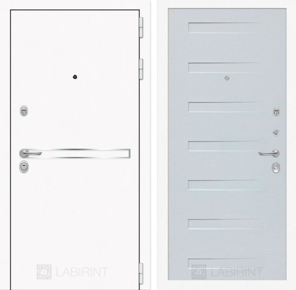 Входная дверь Лабиринт LINE WHITE 14
