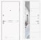 Входная дверь Лабиринт LINE WHITE с зеркалом 19