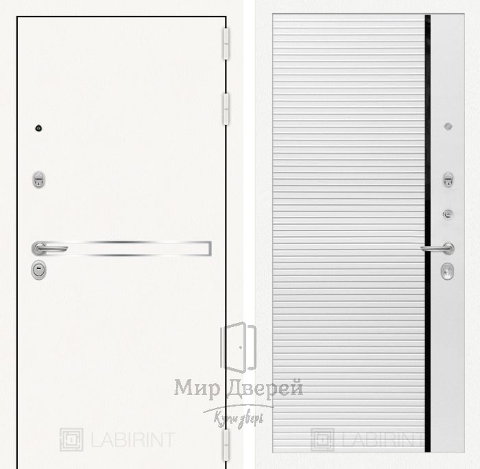 Входная дверь Лабиринт LINE WHITE 22