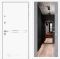 Входная дверь Лабиринт LINE WHITE с зеркалом Максимум