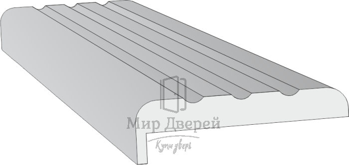 Наличник  «Каннелюр» Classic Luxe Polar
