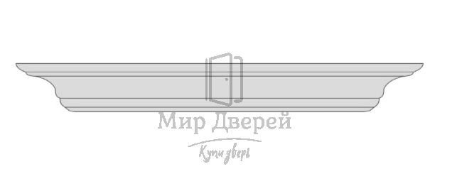 Карниз 600 Луиза-2 эмаль